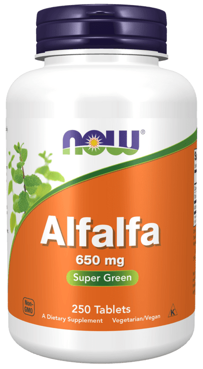 Premium Alfalfa 650mg - 250 Tablets for Optimal Health - Korvel