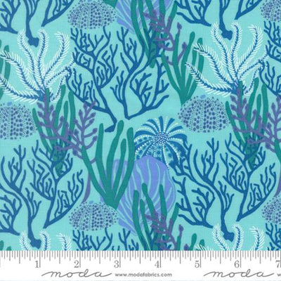 Tissu en coton Algae Reef Coral Reef - 44"/45" par yard