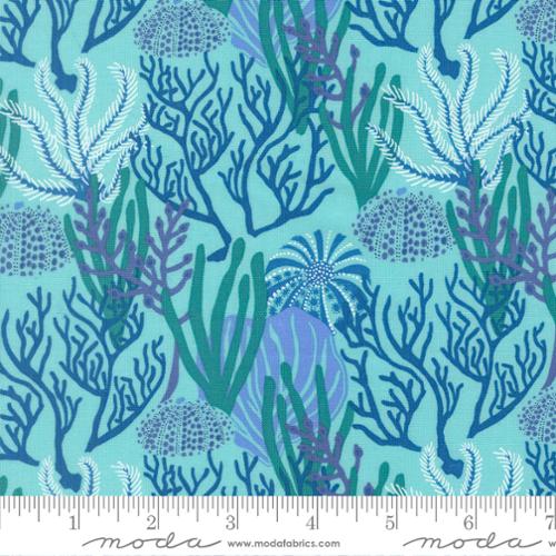 Tela de Algas de Arrecife de Coral - 44"/45" por Yarda