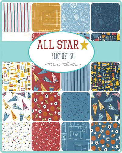 All Star Jelly Roll - Premium Cotton Fabric Collection