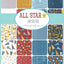 Gâteau en couches All Star - Ensemble de 42 pièces de tissu en coton