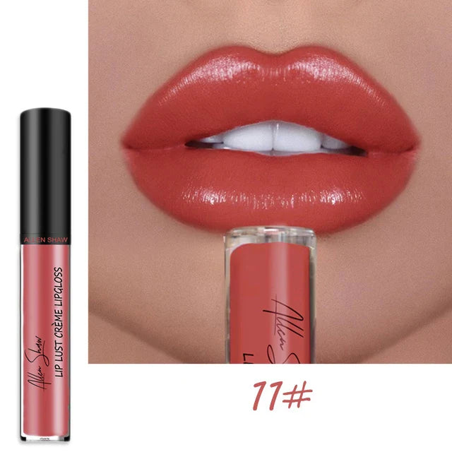 Nude Shiny Liquid Lip Glaze - Moisturizing Lip Gloss