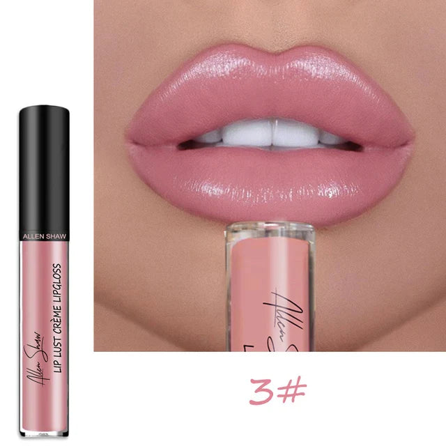 Nude Shiny Liquid Lip Glaze - Moisturizing Lip Gloss