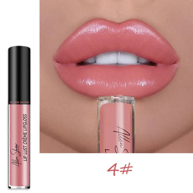 Nude Shiny Liquid Lip Glaze - Moisturizing Lip Gloss