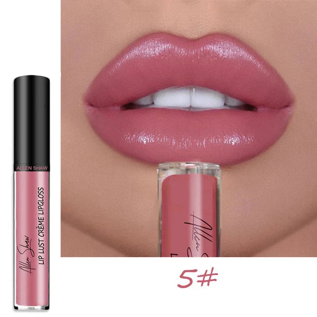 Nude Shiny Liquid Lip Glaze - Moisturizing Lip Gloss