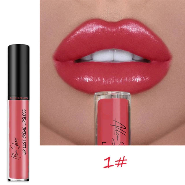 Nude Shiny Liquid Lip Glaze - Moisturizing Lip Gloss