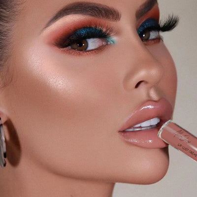 Nude Shiny Liquid Lip Glaze - Moisturizing Lip Gloss
