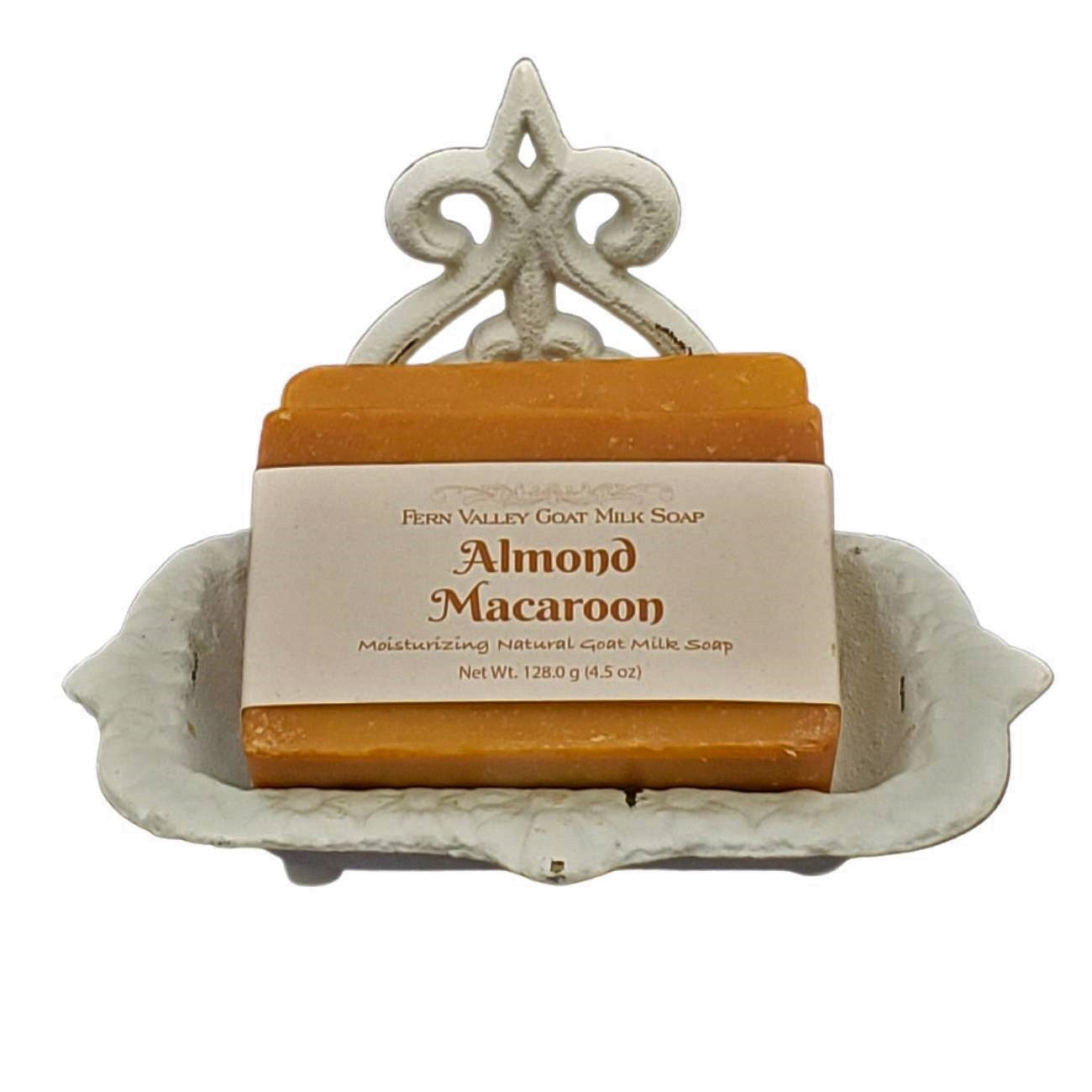 Savon fait main au lait de chèvre | Parfum macaroon à l'amande