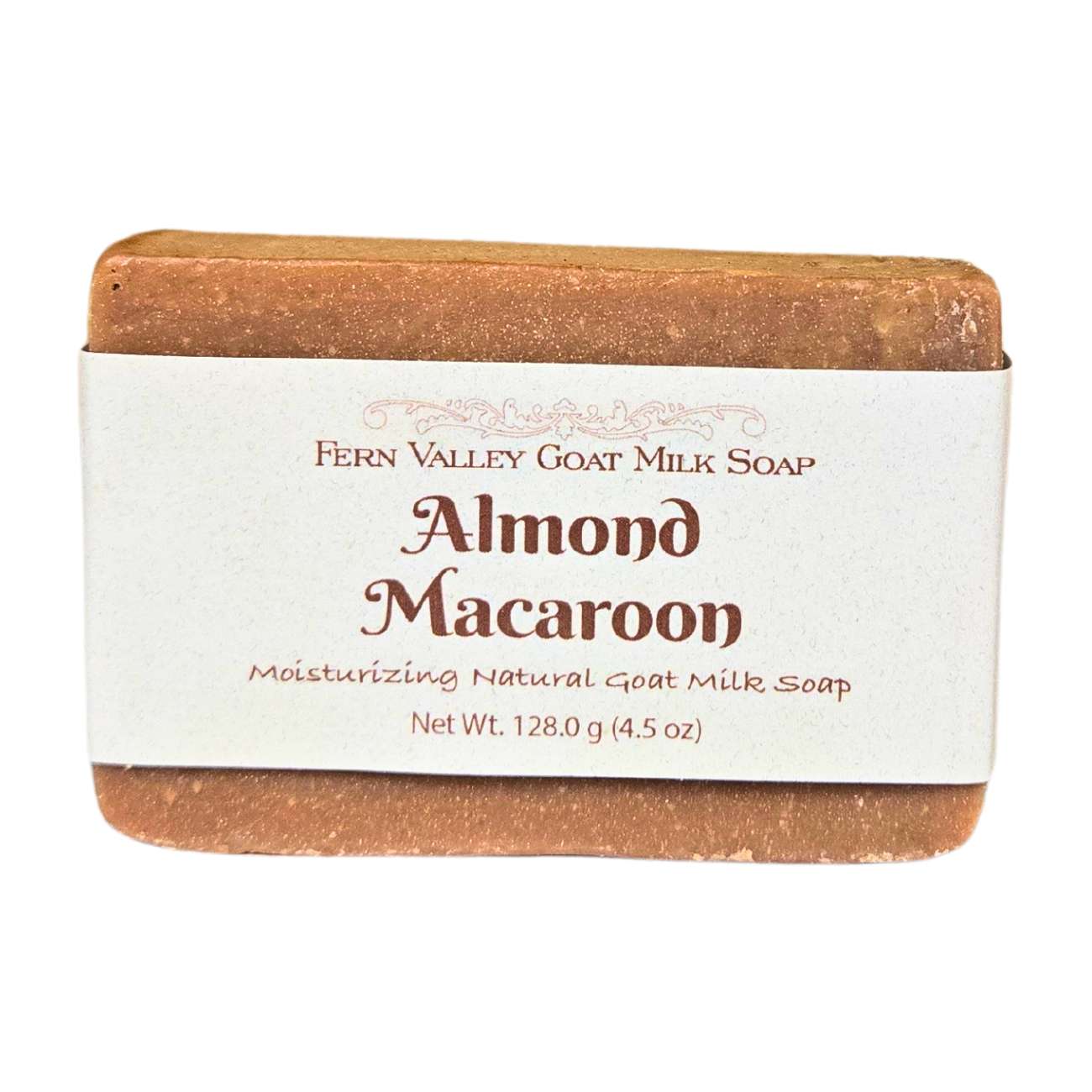 Savon fait main au lait de chèvre | Parfum macaroon à l'amande