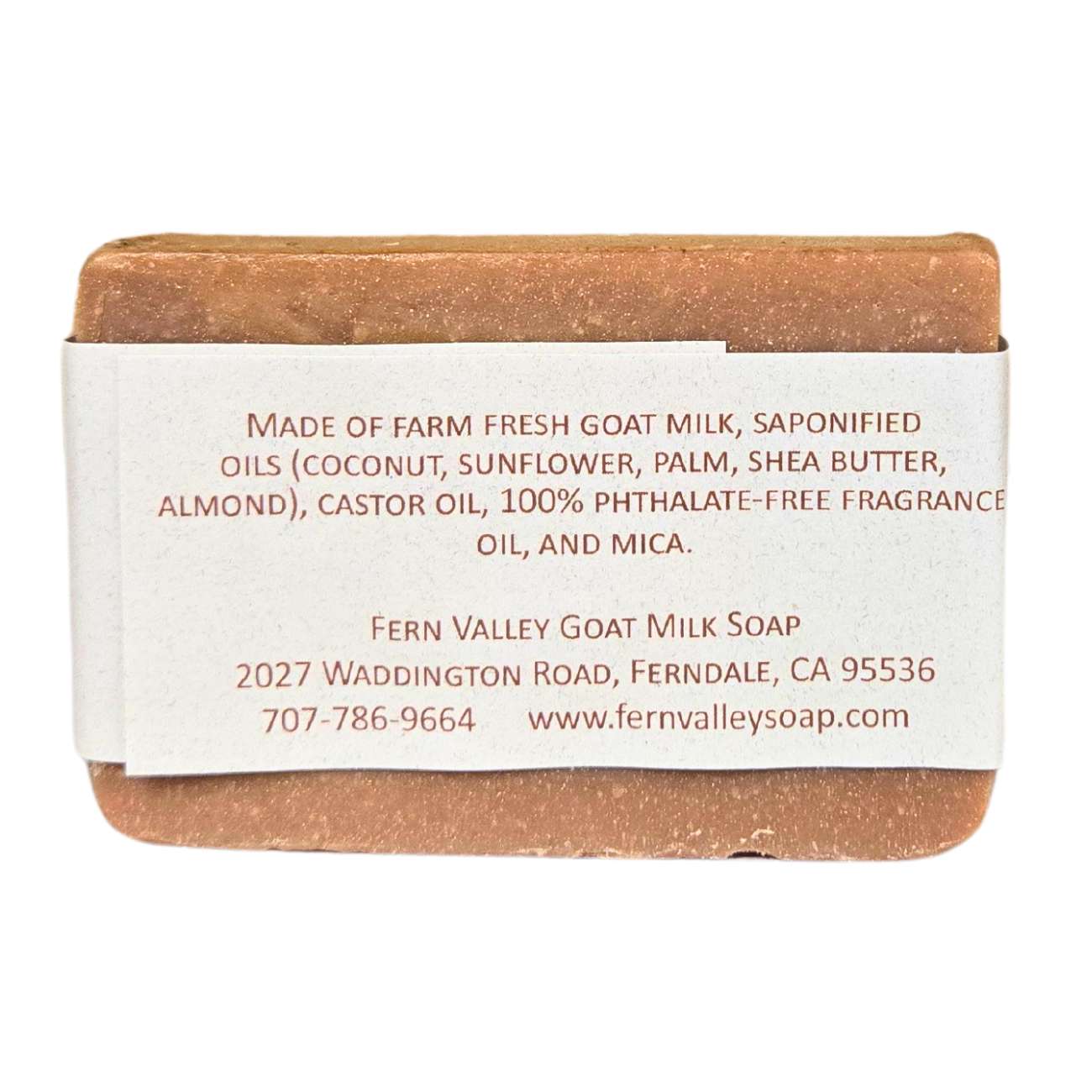 Savon fait main au lait de chèvre | Parfum macaroon à l'amande