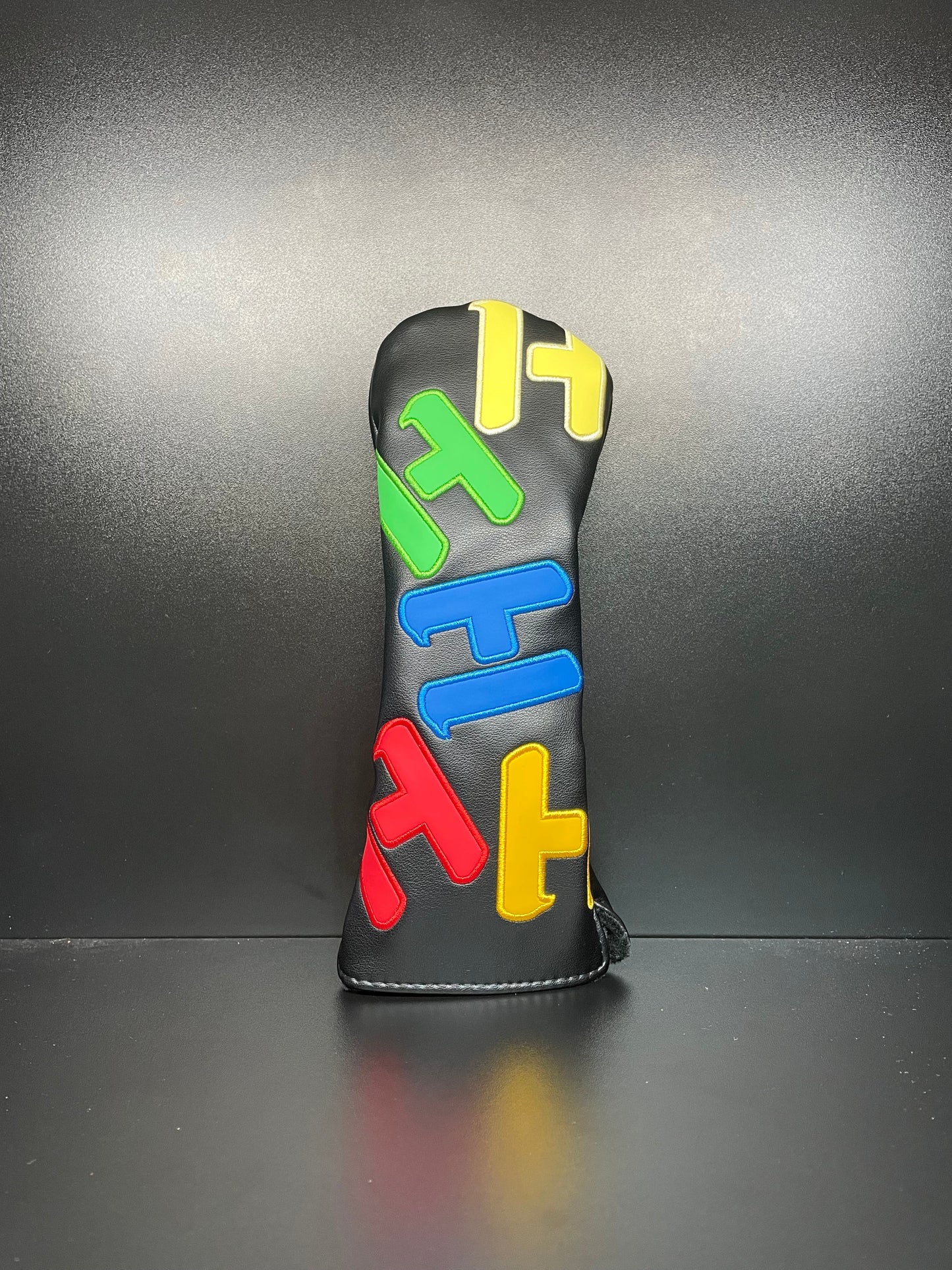 Funda magnética para palo de golf con arcoíris vibrante