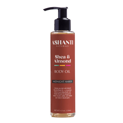 ASHANTI NATURALS Shea & Almond Body Oil - Midnight Amber - Korvel