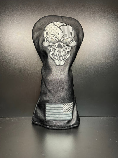 Couvre-club de golf Patriotic Skull Midnight