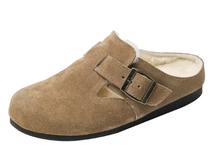 Zapatos de Invierno de Cuero Plush Chic