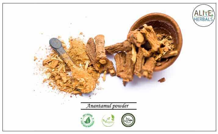 Premium Anantamul Powder - Natural Herb for Culinary Use