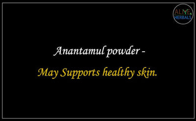Poudre d'Anantamul Premium - Herbe Naturelle pour Usage Culinaire