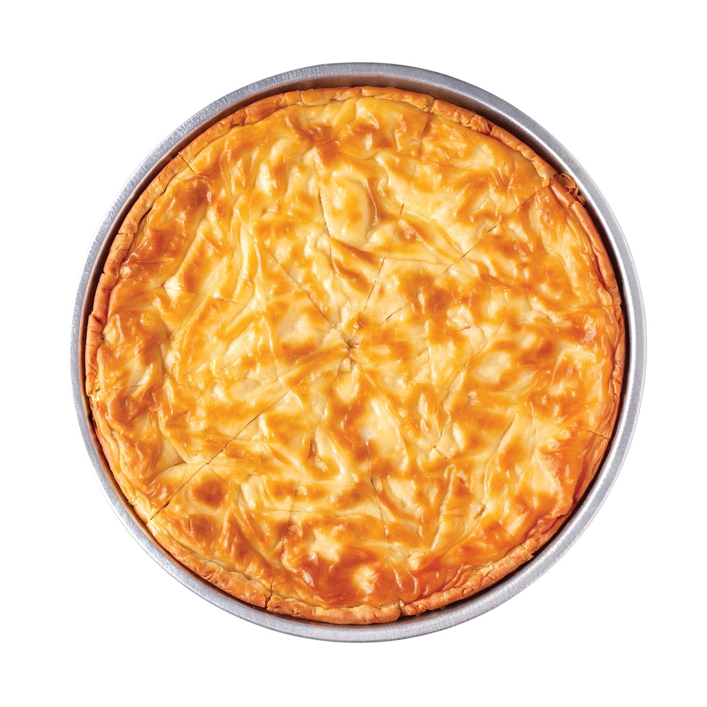 Moda Börek – Anatolian Cheese Pastry, Round Tray Carrot Slice, 12 pcs, 5.5 lbs (2,500 g)