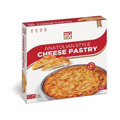 Moda Börek – Pastel de queso de Anatolia, bandeja redonda, paquete familiar de 907 g