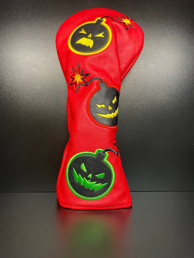 Couvre-club de golf Explosive Pumpkin Fury