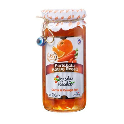 Antalya Carrot & Orange Jam 290 g (10.2 oz) – Sweet Citrus Preserve