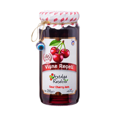Antalya Sour Cherry Jam 290 g (10.23 oz) – Tart & Sweet Mediterranean Preserve