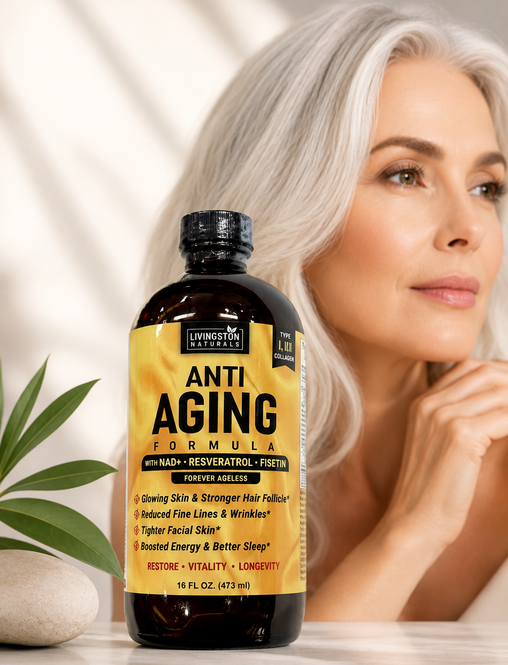 Premium Anti-Aging Skin Care Formula with NAD