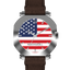 Apex Freedom Edition Silver Sports Watch - Korvel