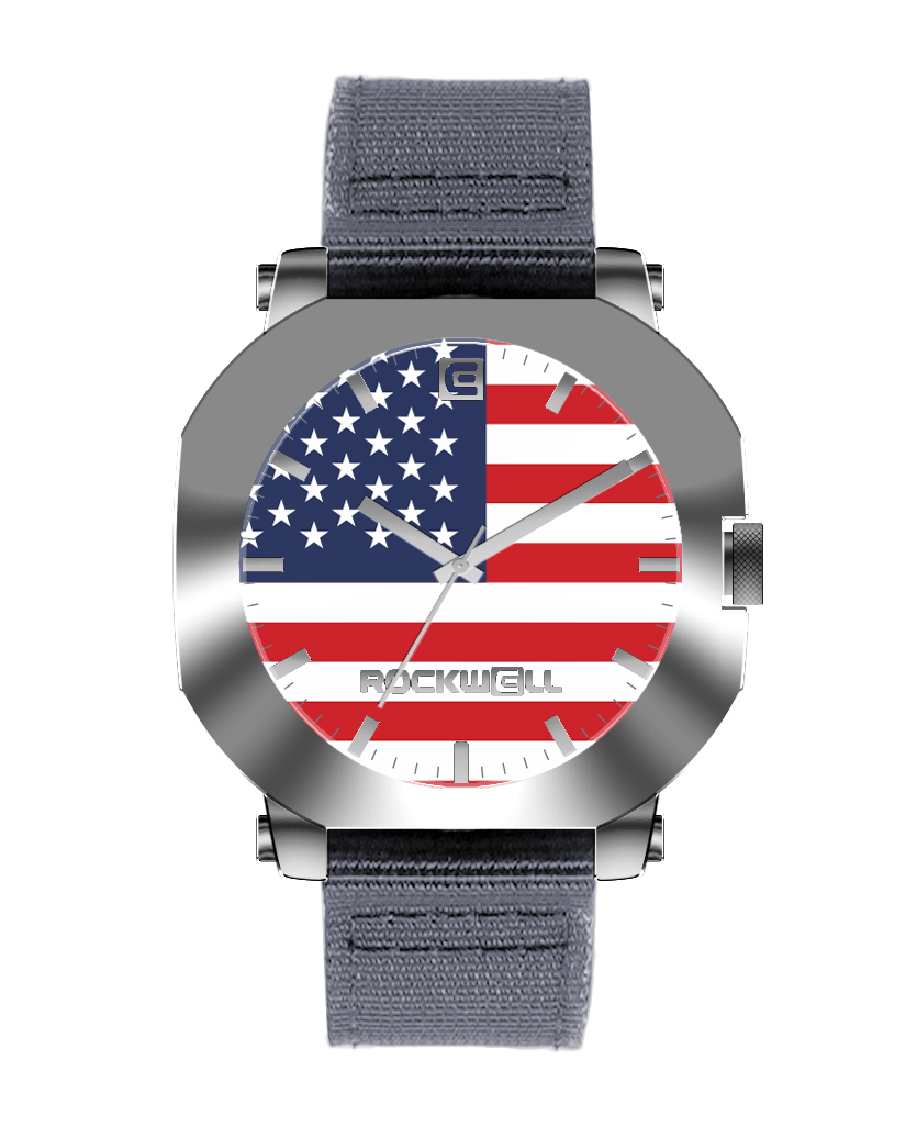 Apex Freedom Edition Silver Sports Watch - Korvel