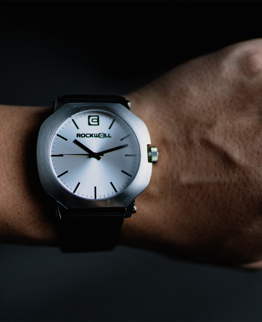 Reloj Apex Plata/Negro