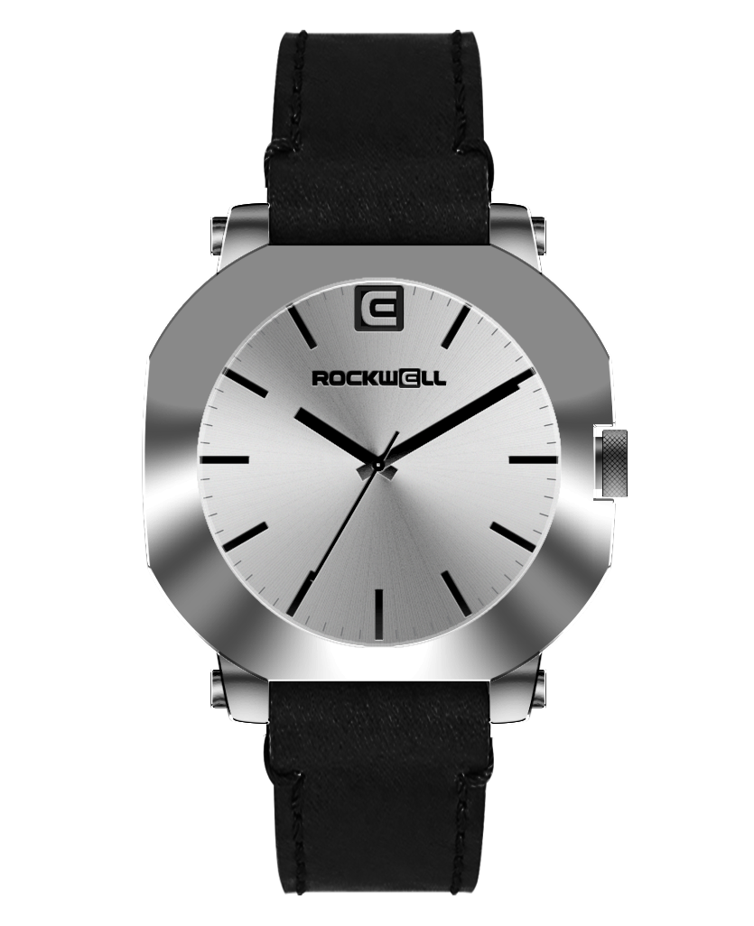 Reloj Apex Plata/Negro