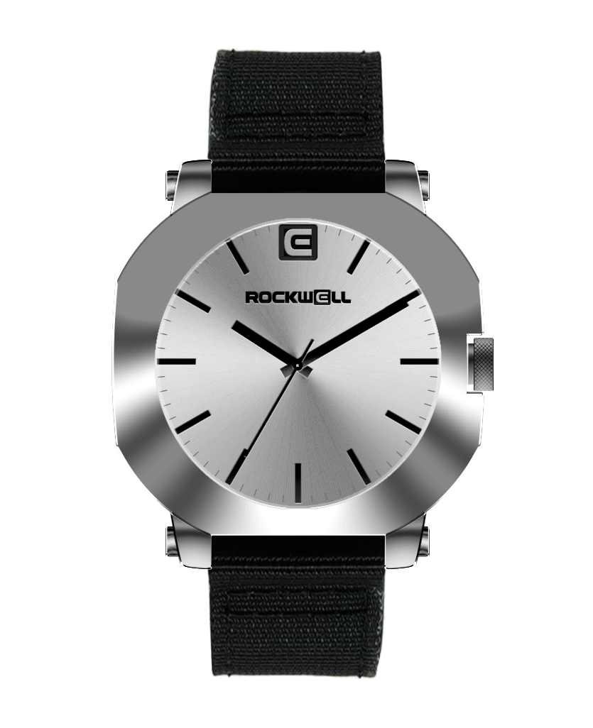 Reloj Apex Plata/Negro