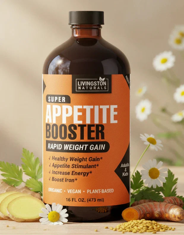 Acelerador de Apetito Orgánico – Fórmula Líquida Herbal