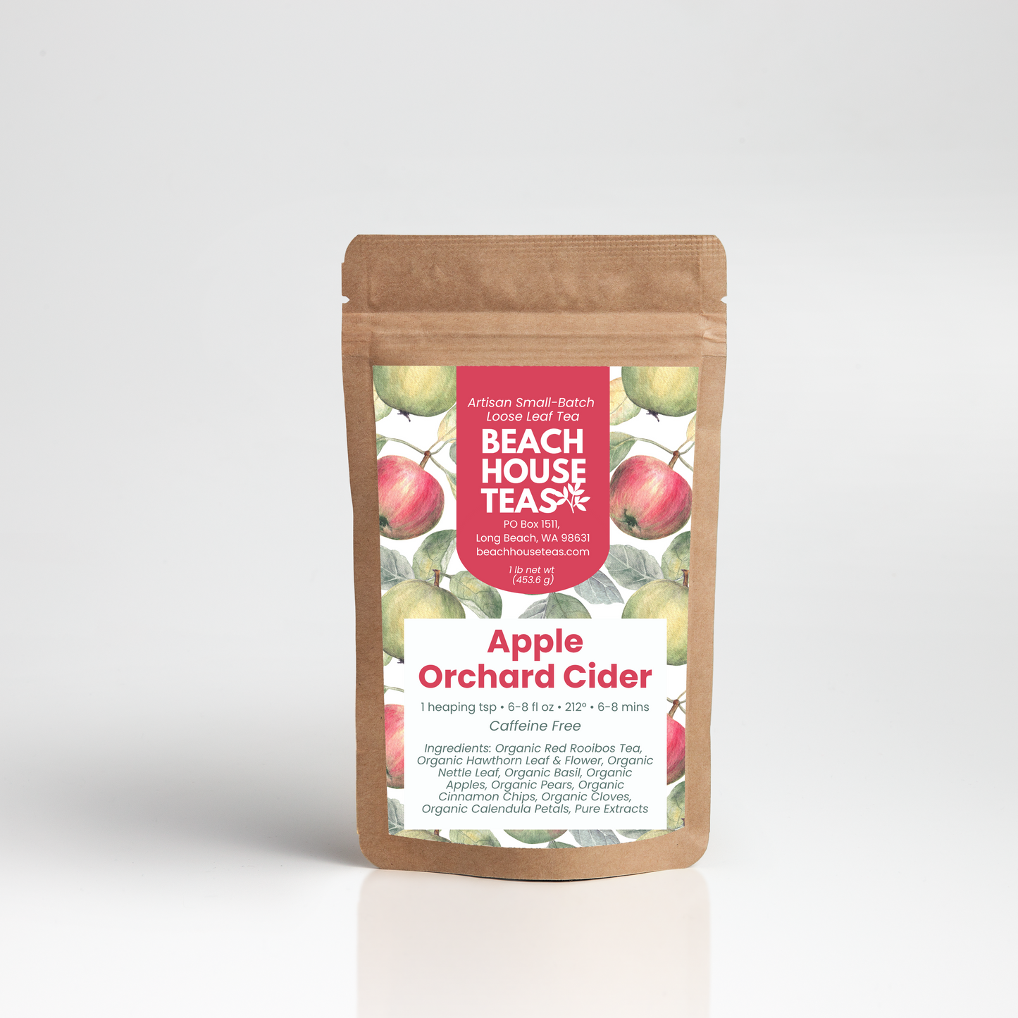 Té de hojas sueltas de sidra de manzana