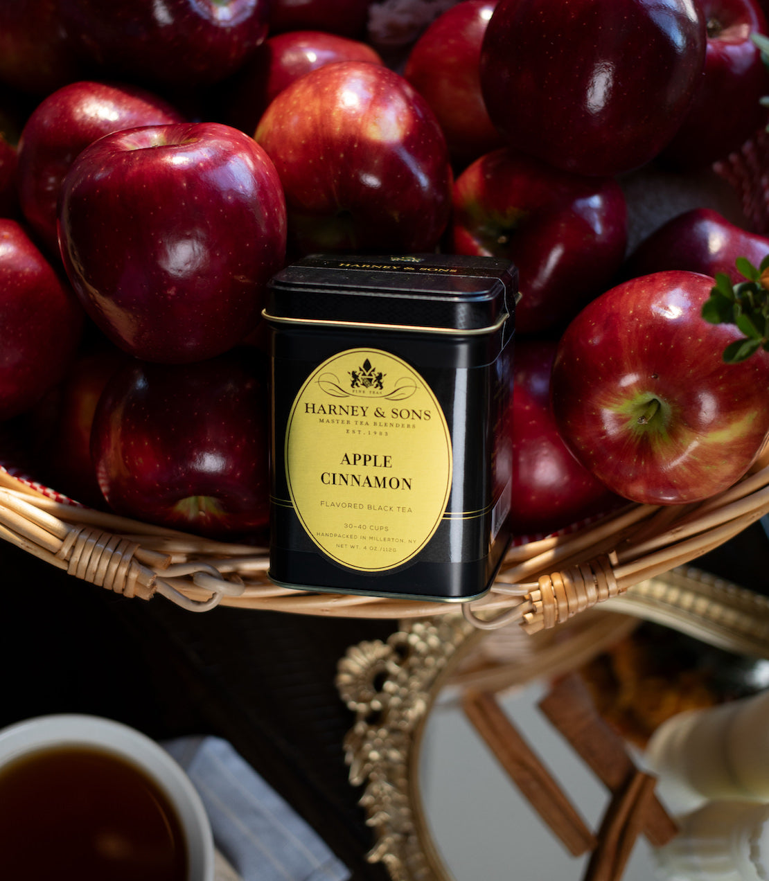 Mélange de thé noir à la pomme et à la cannelle