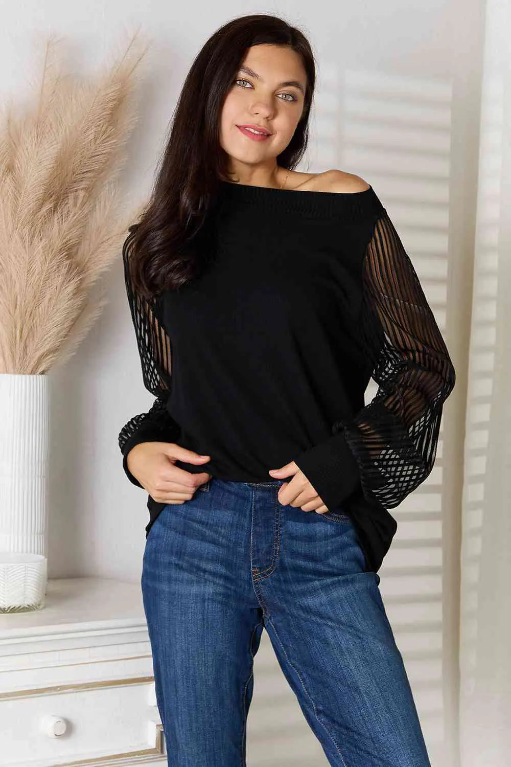 Blouse à manches raglan pour un style sans effort