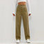 Pantalons décontractés taille haute pour un style sans effort