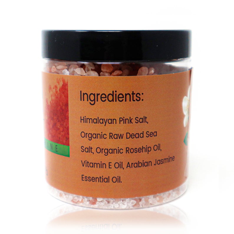 Luxurious Arabian Jasmine Infused Himalayan & Dead Sea Bath Salts - Korvel