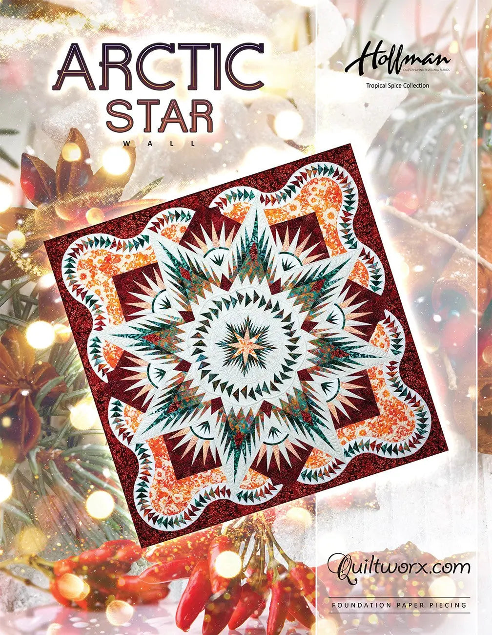 Patrón de Colcha de Pared Estrella Ártica