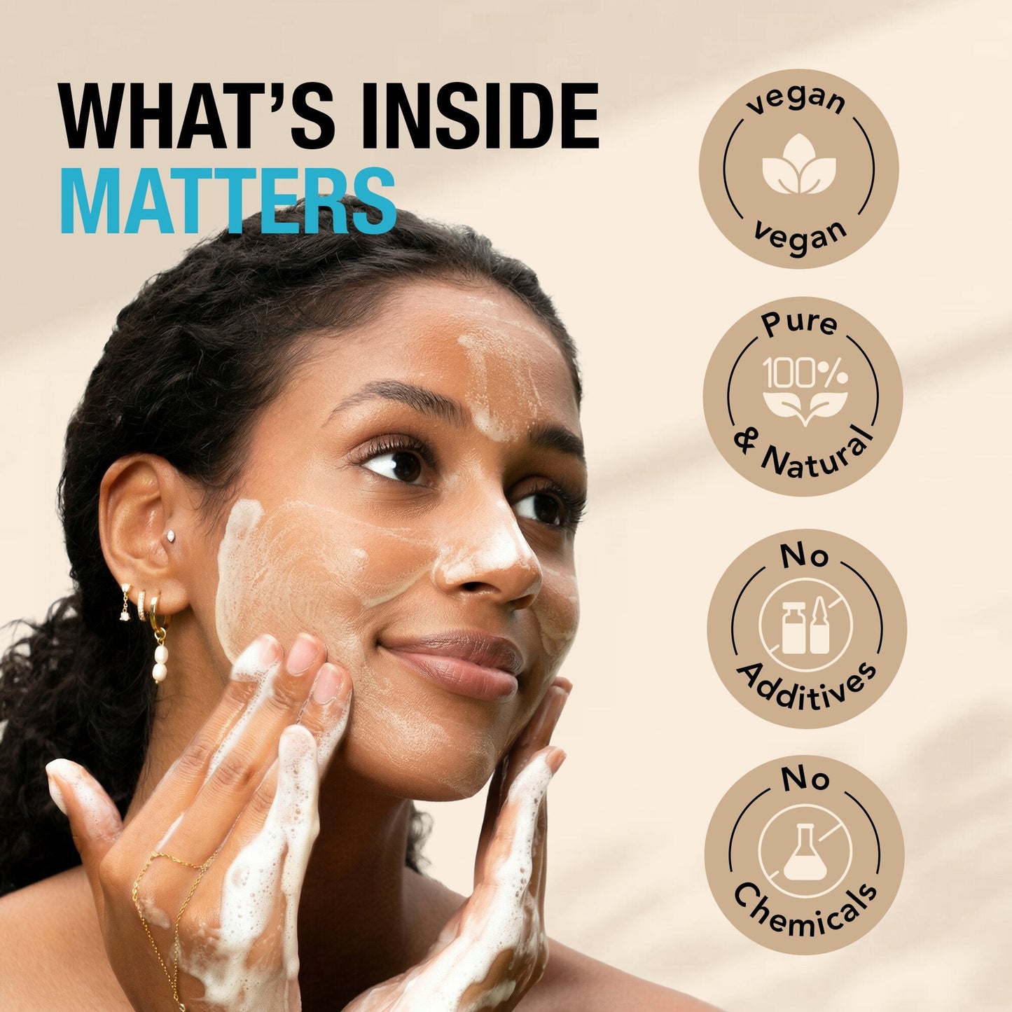 Savon Noir Africain 100% Ashanti Naturals avec Huile d'Argan