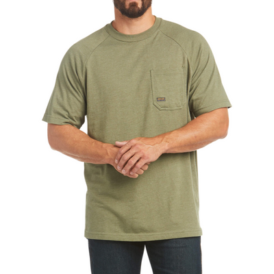 Ariat Men's Olive Green Performance Tee - Korvel