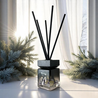 Aries Zodiac Crystal-Infused Reed Diffuser - Arctic Winds Aroma, 100ml - Korvel