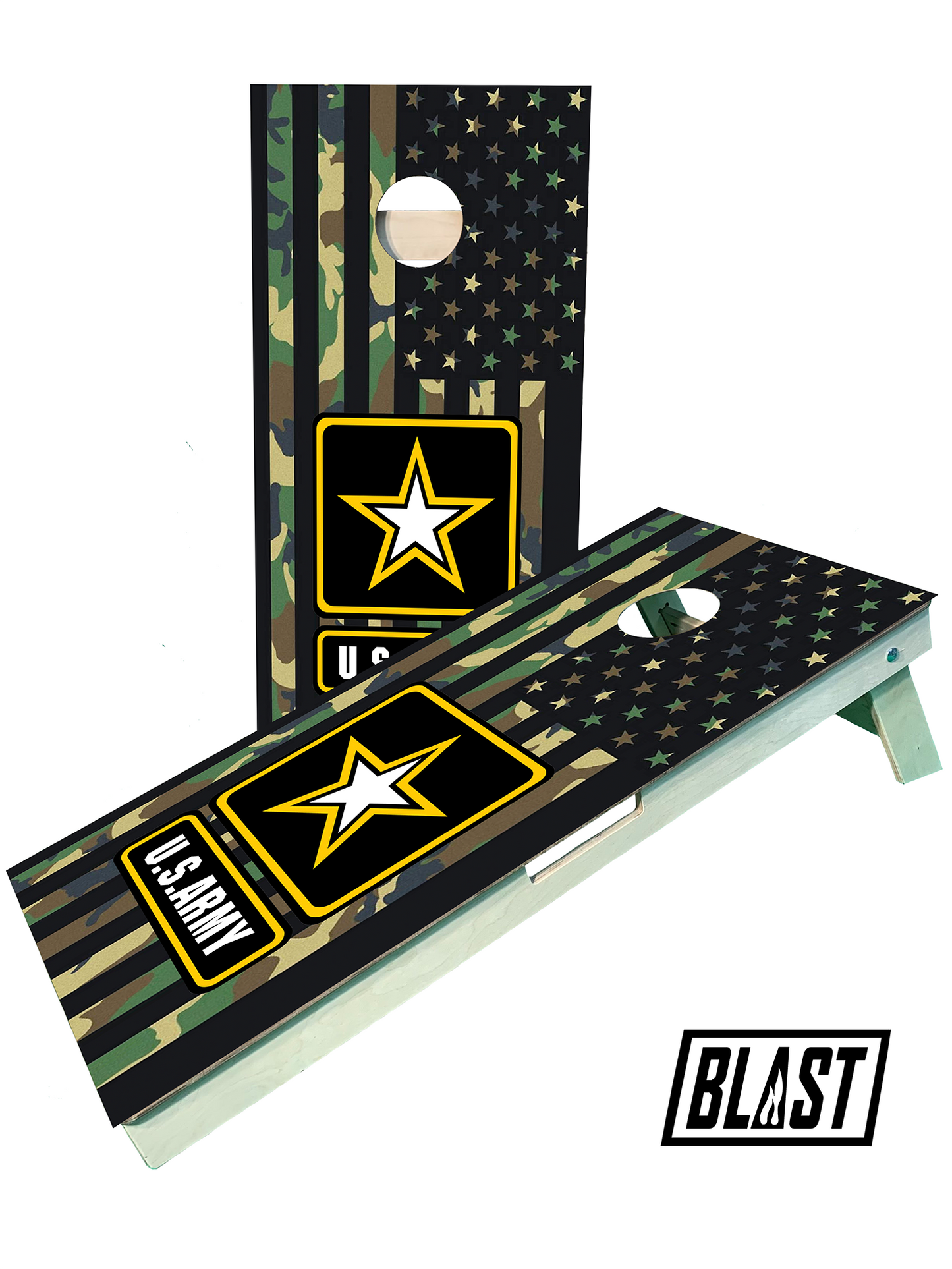 Premium Military-Themed Cornhole Game Set - Korvel