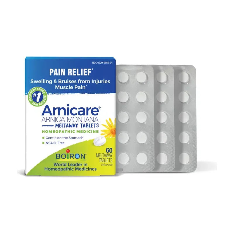 Tablettes de soulagement de la douleur Arnicare de Boiron - 60 unités