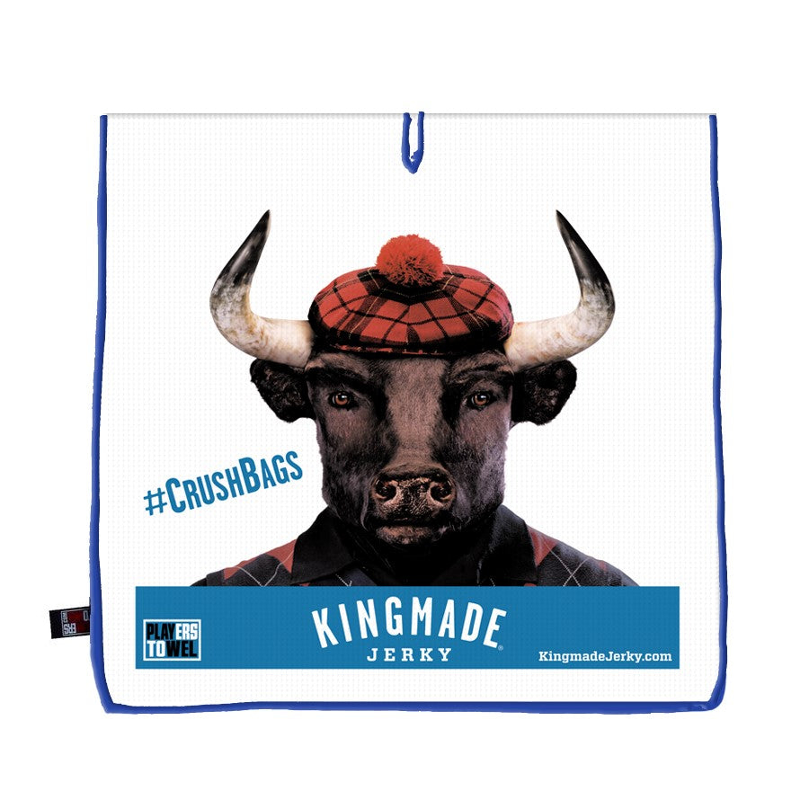 Kingmade Jerky Arnie Golf Towel - Essential Player's Companion - Korvel