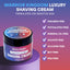 Crème à raser de luxe WhollyKaw Warrior Kingdom - Menthe Eucalyptus