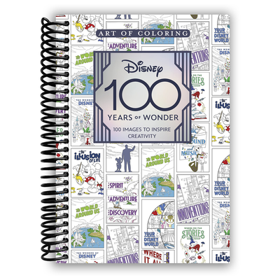 Art of Coloring: Disney 100 Years of Wonder: 100 Images to Inspire Creativity (Spiral-bound) - Korvel
