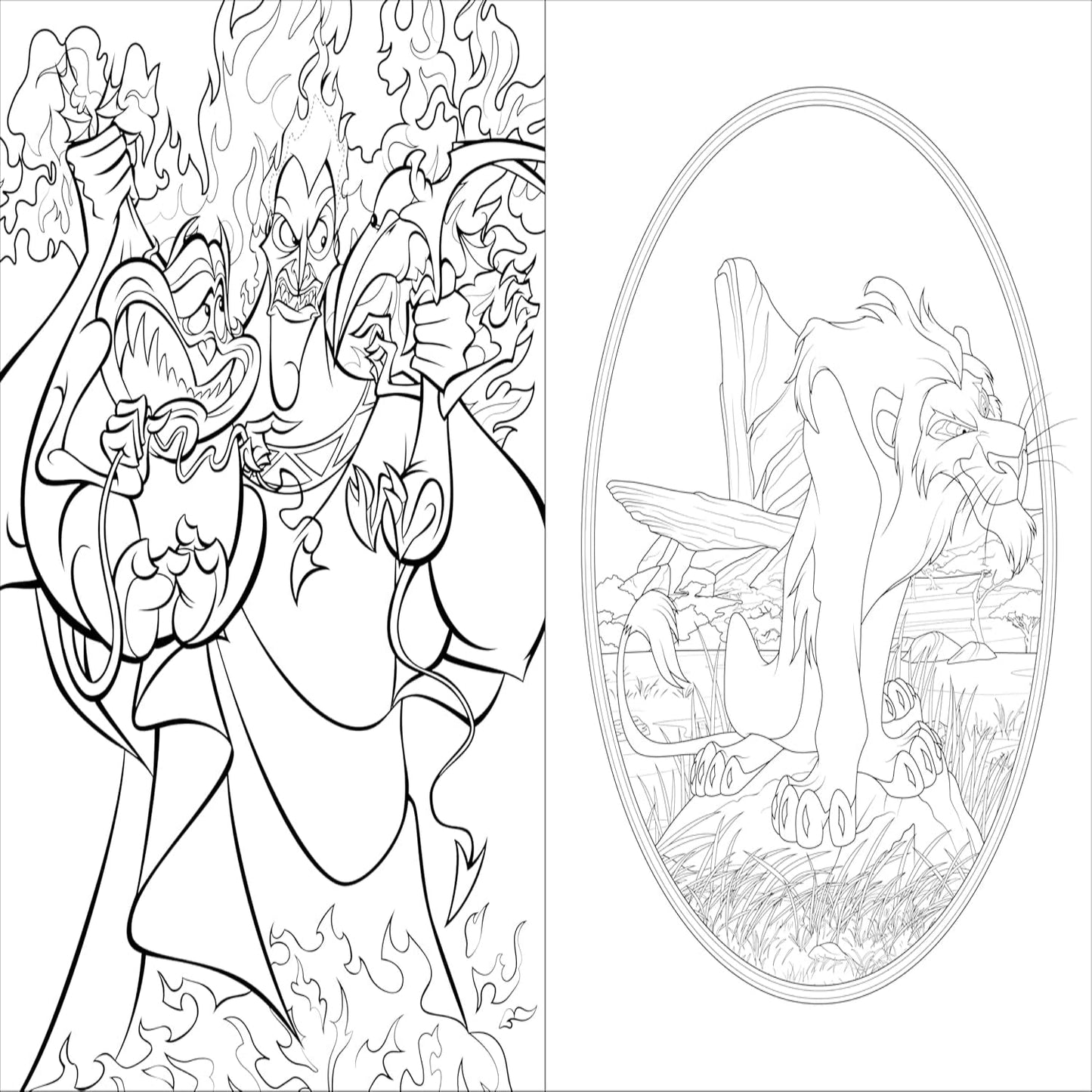Color Your Own Disney Villains: A Spirited Coloring Adventure - Korvel