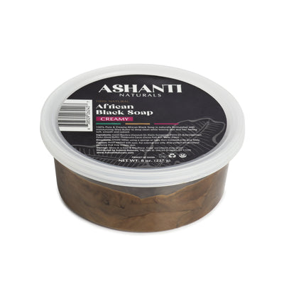 ASHANTI NATURALS 100% African Black Soap - Creamy - Korvel