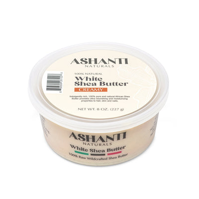 ASHANTI NATURALS 100% White Shea Butter - Creamy - Korvel