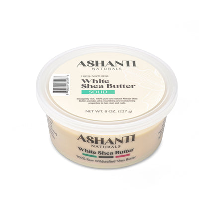 ASHANTI NATURALS 100% White Shea Butter - Solid - Korvel